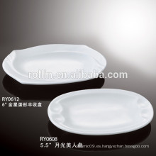 Platos de cena de la porcelana fina del banquete de la alta calidad de la compra en línea